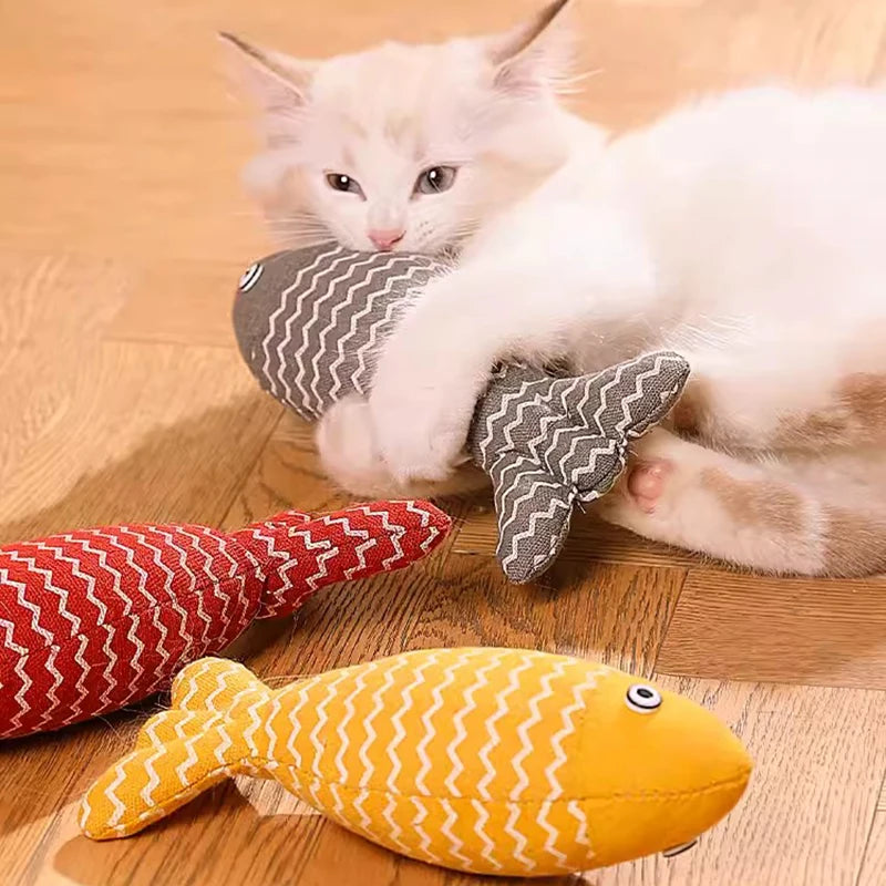 Juguete de pez con catnip para gatos – Mixifú’s Approved 🐾