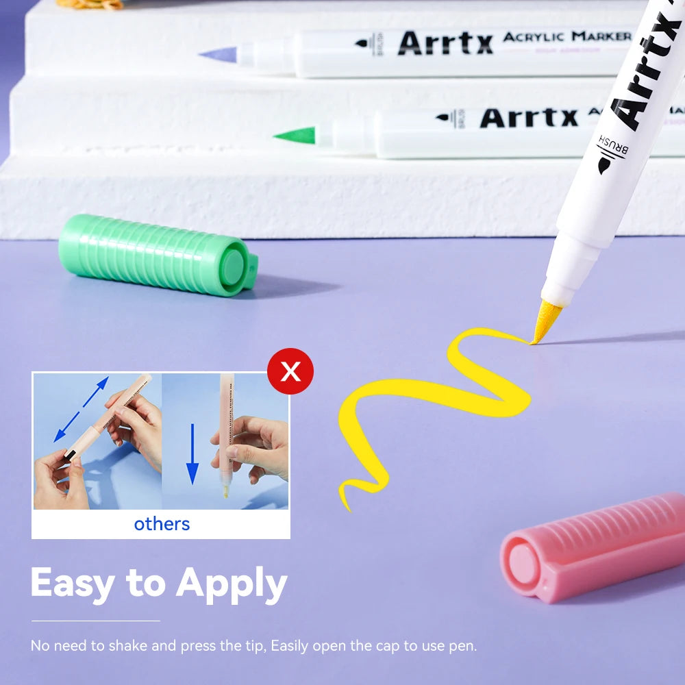 ARRTX Acrylic Paint Marker Brush (30/36 Colors)